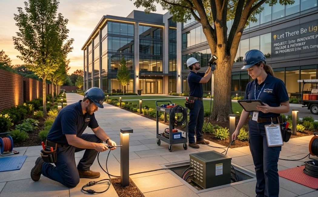 Commercial Outdoor Lighting Installers