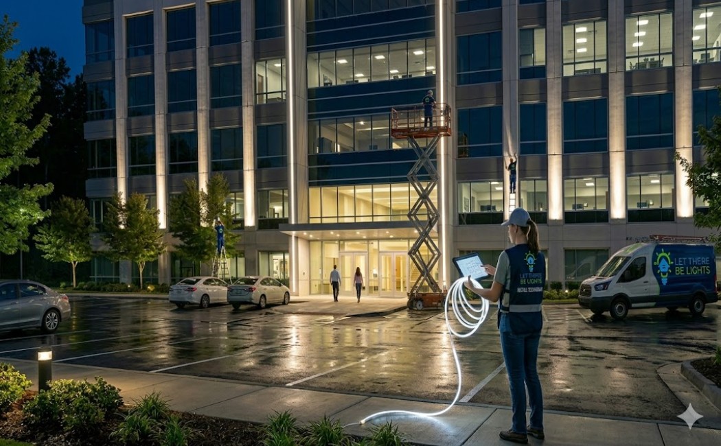 office outdoor lighting services experts