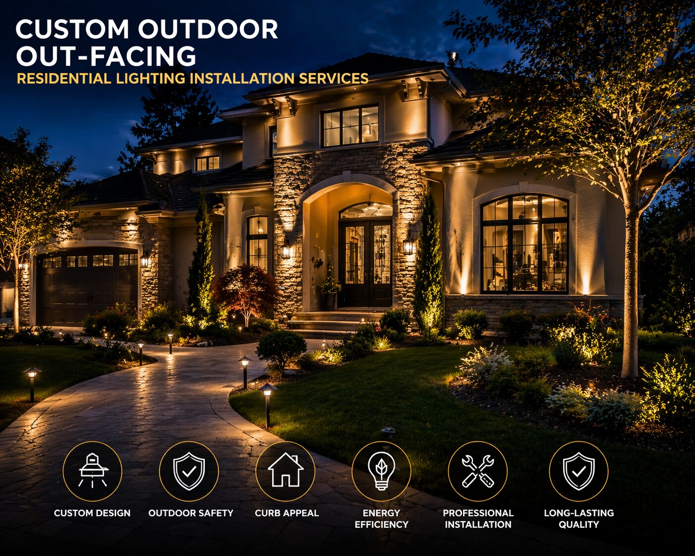 Best Home Outdoor Lighting Installation Services Experts